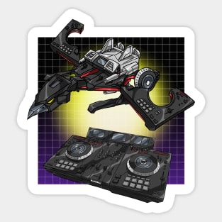 Dj Red Condor Con Bot Sticker